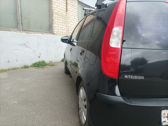 2008 Mitsubishi Colt CZ3 VI (Z20/Z30), чёрный, 350000 рублей - вид 9