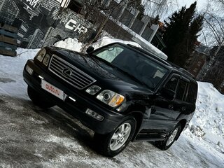 2004 Lexus LX 470 II Рестайлинг, чёрный, 1752000 рублей, вид 1