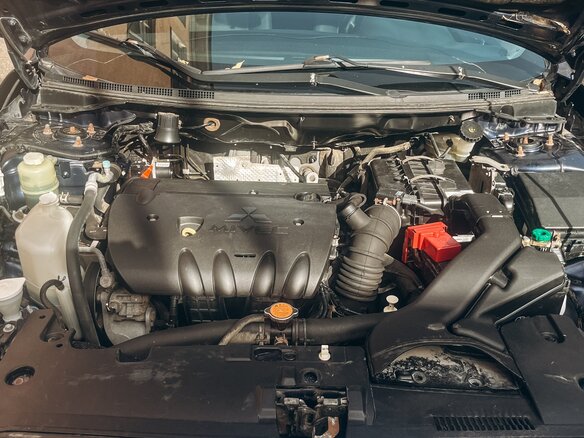 2010 Mitsubishi Lancer X, синий, 900000 рублей - вид 9