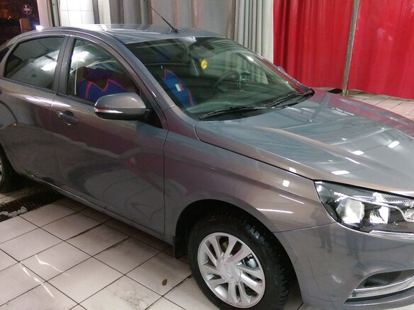 2016 Lada (ВАЗ) Vesta I, серый - вид 1