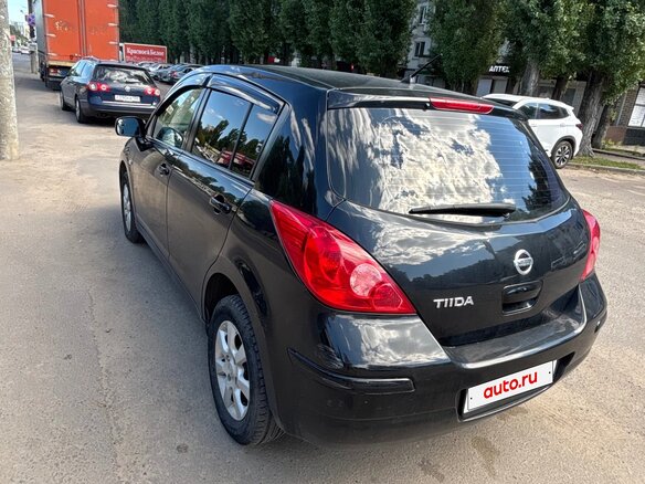 2008 Nissan Tiida I, чёрный, 570000 рублей - вид 5