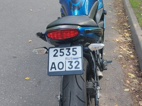 2013 Kawasaki ER-4F (Ninja 400R), синий, 420000 рублей, вид 5