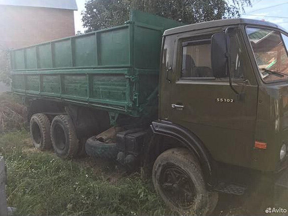 1990 КамАЗ 55102, зелёный, 650000 рублей