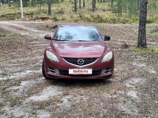 2008 Mazda 6 II (GH), красный, 410000 рублей - вид 1
