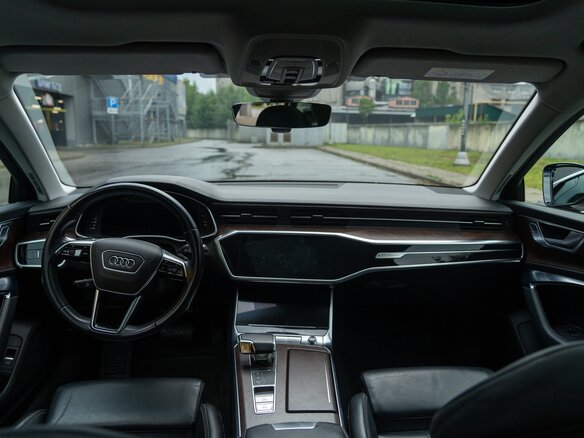 2020 Audi A6 allroad 45 TDI IV (C8), синий, 5450000 рублей - вид 13