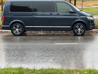 2021 Volkswagen Caravelle Long T6 Рестайлинг, синий, 6100000 рублей, вид 4