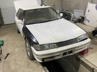 1990 Toyota Mark II VI (X80), белый, 250000 рублей, вид 1