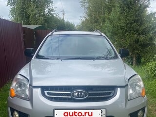 2009 Kia Sportage II Рестайлинг, серебристый, 1050000 рублей, вид 1
