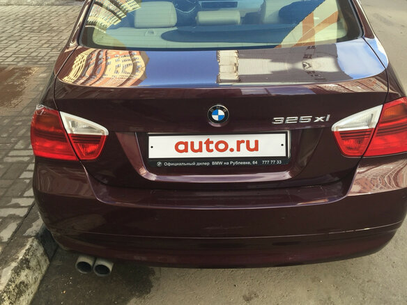 2008 BMW 3 серии 325xi V (E90/E91/E92/E93), фиолетовый - вид 2
