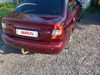 2008 Hyundai Accent ТагАЗ II, пурпурный, 380000 рублей, вид 3