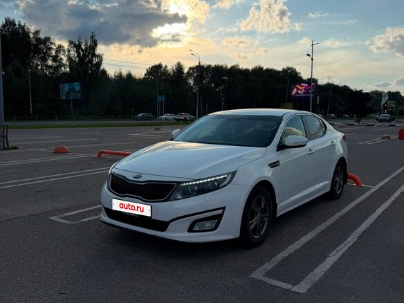 2014 Kia Optima III Рестайлинг, белый