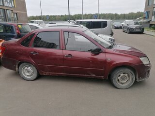 2012 Lada (ВАЗ) Granta I, серебристый, 210000 рублей, вид 3