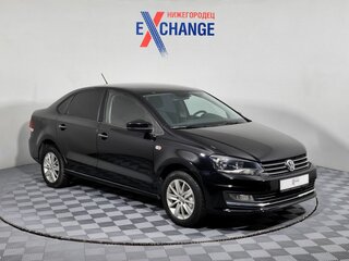 2015 Volkswagen Polo V Рестайлинг, чёрный, 899000 рублей, вид 3