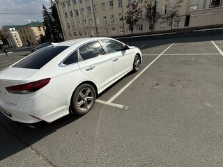 2018 Hyundai Sonata VII (LF) Рестайлинг, белый, 1650000 рублей, вид 4