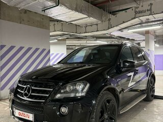 2008 Mercedes-Benz M-Класс AMG 63 AMG II (W164) Рестайлинг, чёрный, 2850000 рублей, вид 1