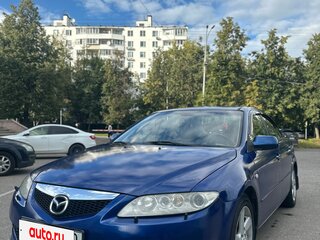 2006 Mazda 6 I (GG) Рестайлинг, синий, 440000 рублей, вид 1