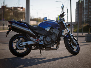 2003 Honda CB 900F Hornet, синий, 499999 рублей, вид 4