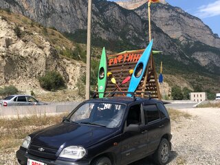 2005 Chevrolet Niva I, синий, 310000 рублей, вид 2