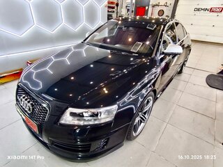 2010 Audi RS 6 II (C6), чёрный, 4200000 рублей, вид 3