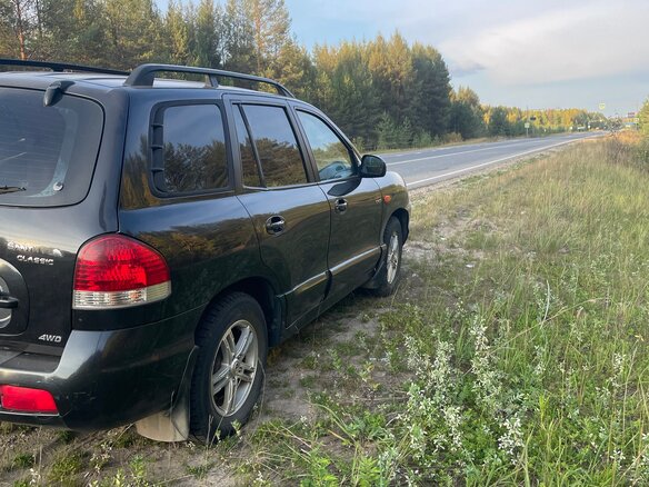 2008 Hyundai Santa Fe Classic Classic, чёрный, 550000 рублей - вид 4