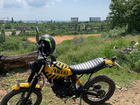 1997 Yamaha ST 225 Bronco, жёлтый, 350000 рублей, вид 3
