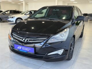 2016 Hyundai Solaris I Рестайлинг, чёрный, 1025000 рублей, вид 3