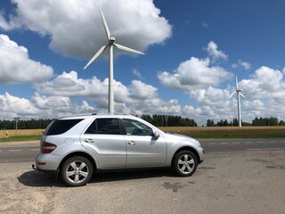 2008 Mercedes-Benz M-Класс 320 II (W164) Рестайлинг, серебристый, 1299999 рублей, вид 5