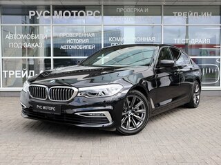 2019 BMW 5 серии 520d xDrive VII (G30/G31/G38), чёрный, 3490000 рублей, вид 1