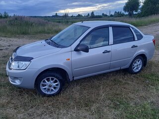 2013 Lada (ВАЗ) Granta I, серебристый, 1200000 рублей, вид 2