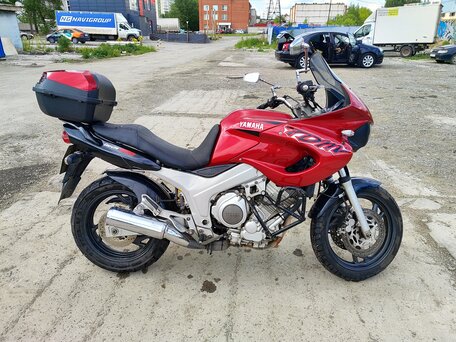 2000 Yamaha TDM850, пурпурный, 350000 рублей, вид 1