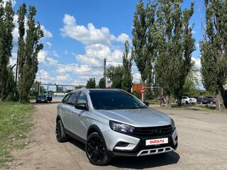 2020 Lada (ВАЗ) Vesta SW Cross I, серебристый, 1600000 рублей, вид 1