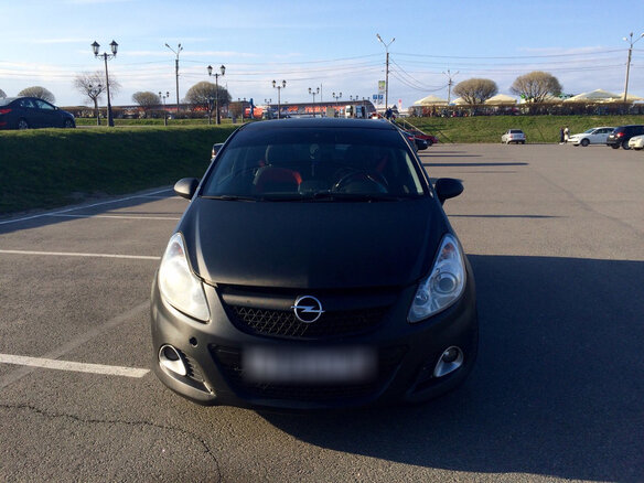 2008 Opel Corsa GSi D, чёрный