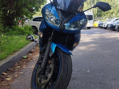 2013 Kawasaki ER-4F (Ninja 400R), синий, 420000 рублей, вид 4