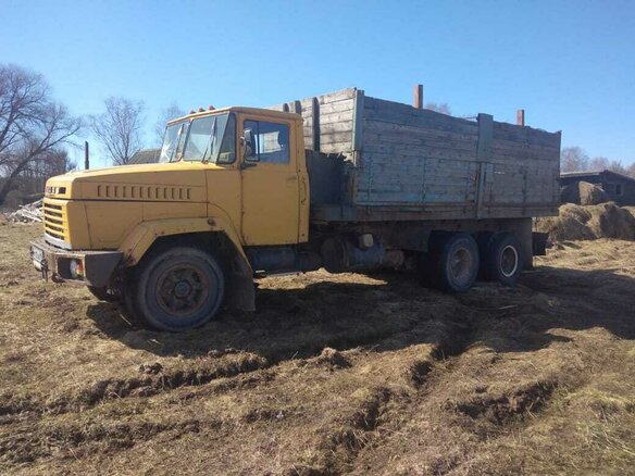1990 КрАЗ 256, жёлтый, 550000 рублей - вид 1