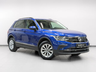 2021 Volkswagen Tiguan II Рестайлинг, синий, 2150000 рублей, вид 3
