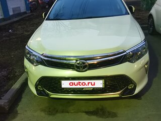 2018 Toyota Camry VII (XV50) Рестайлинг 2, белый, 2800000 рублей, вид 4