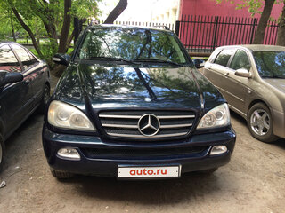 2004 Mercedes-Benz M-Класс 270 I (W163) Рестайлинг, чёрный, 500000 рублей, вид 2