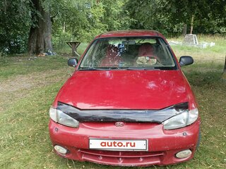 1997 Hyundai Accent I, красный, 150000 рублей, вид 1
