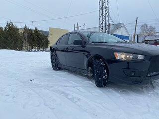2008 Mitsubishi Lancer X, чёрный, 800000 рублей, вид 3