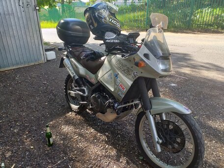 2000 Kawasaki KLE 400, бежевый, 450000 рублей, вид 4