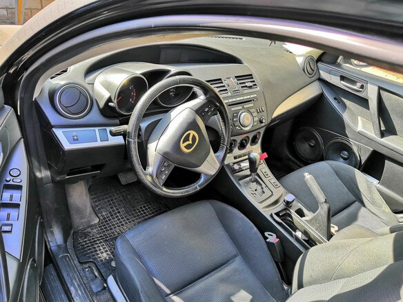 2010 Mazda 3 II (BL), чёрный, 890000 рублей - вид 9