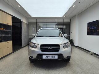 2008 Hyundai Santa Fe II, серебристый, 830000 рублей, вид 2
