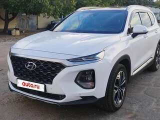 2019 Hyundai Santa Fe IV, белый, 3100000 рублей, вид 2