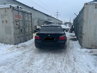 2008 BMW 5 серии 525i V (E60/E61) Рестайлинг, чёрный, 1125000 рублей, вид 3