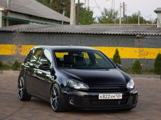 2009 Volkswagen Golf GTI VI, чёрный, 1200000 рублей, вид 2
