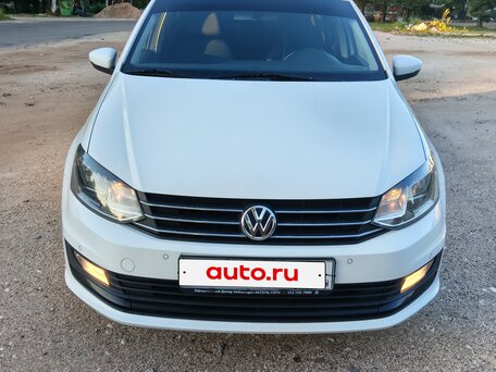 2019 Volkswagen Polo V Рестайлинг, белый, 1000000 рублей, вид 2