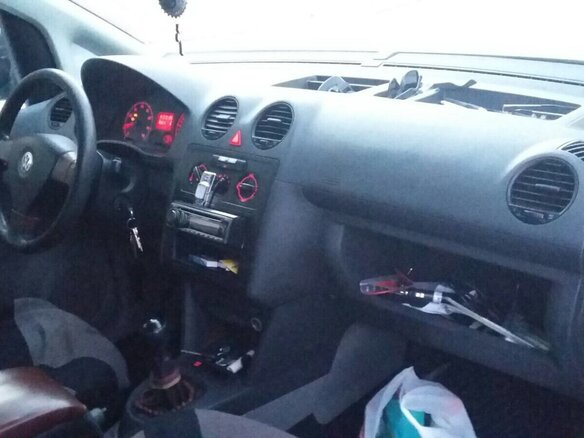 2008 Volkswagen Caddy III, зелёный - вид 1