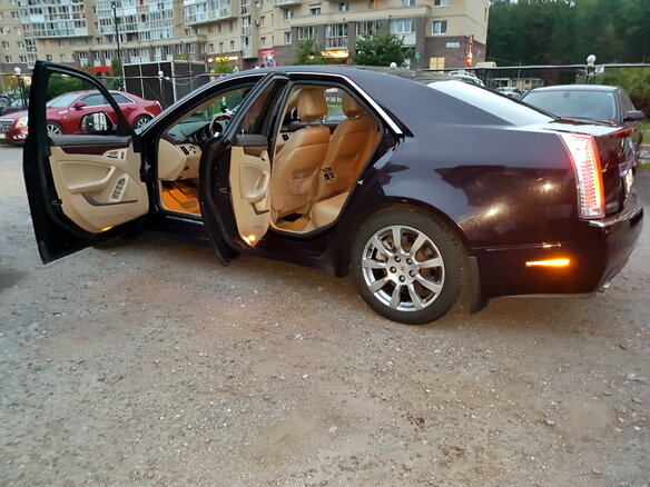 2008 Cadillac CTS II, фиолетовый - вид 5