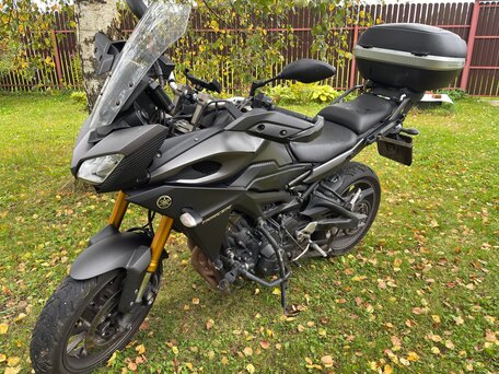 2015 Yamaha MT-09 Tracer (FJ-09), серый, 600000 рублей, вид 2