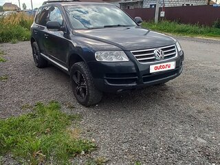 2005 Volkswagen Touareg I, чёрный, 830000 рублей, вид 1
